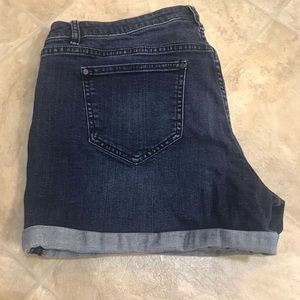 Lauren Conrad Dark Wash Jean Shorts